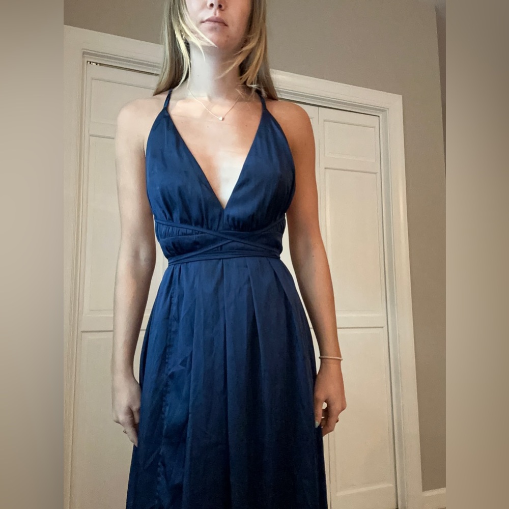 Full length cocktail dress